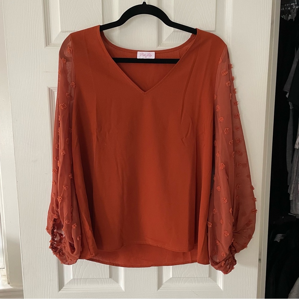Rust Blouse - image 1